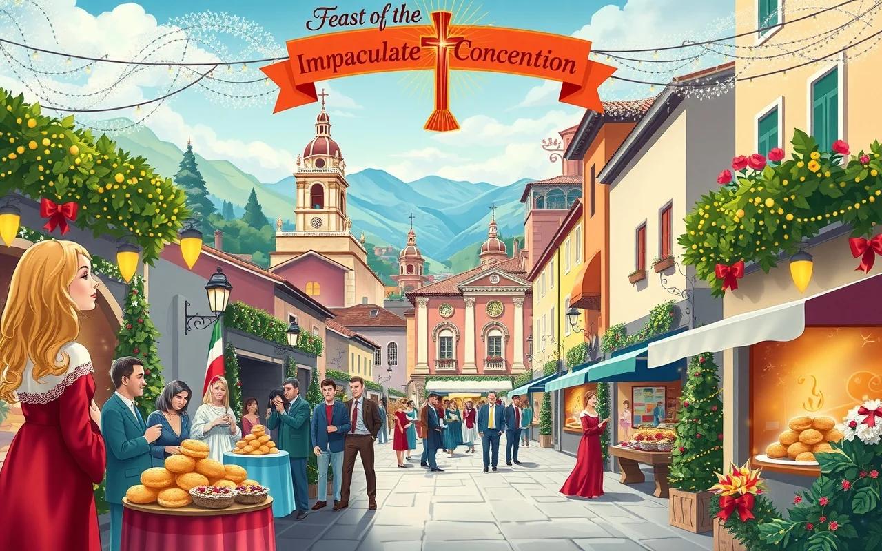 La fête de l'Immaculée Conception en Italie : traditions, gastronomie et curiosités