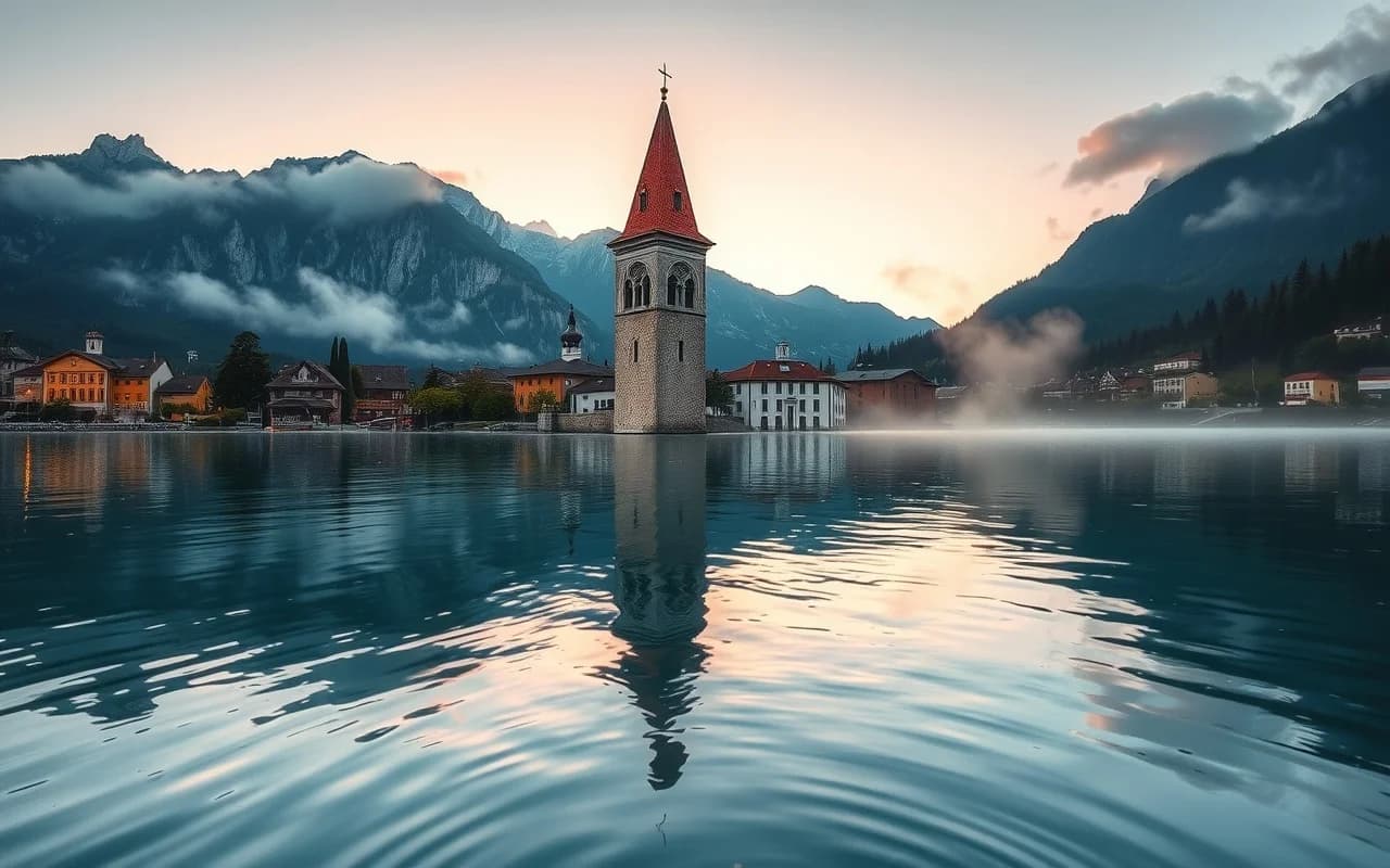 Curon y el campanario sumergido: un viaje a la historia y la leyenda del Tirol del Sur