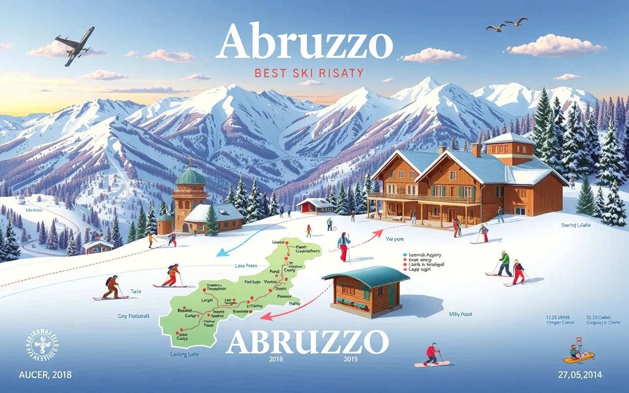 Complete guide to the best ski resorts in Abruzzo: maps, areas, slopes, dates and prices