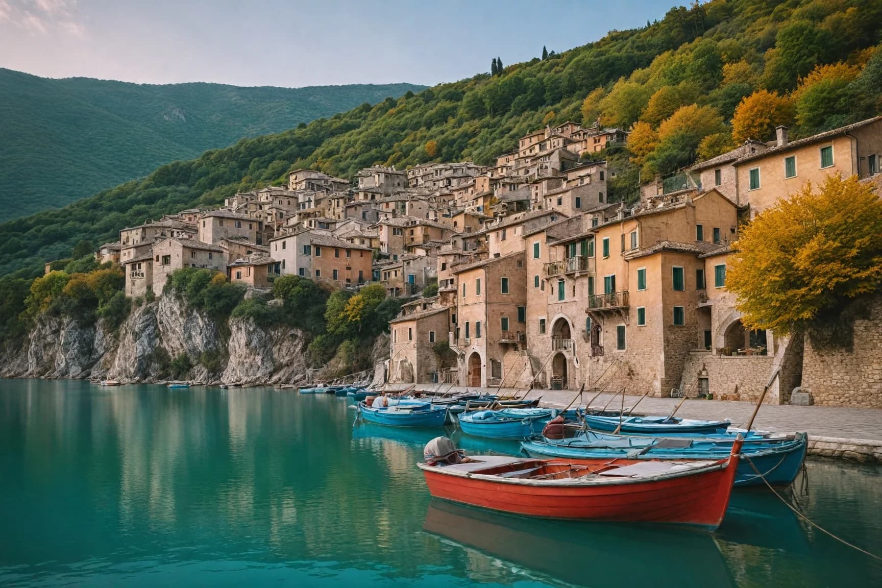 Le lac Scanno, un joyau des Abruzzes