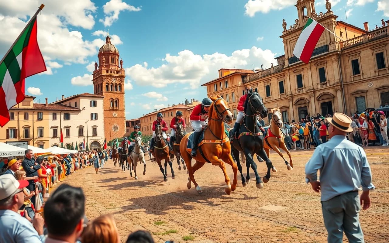 Siena Palio: Taryhy ýaryşyň duýgusyny başdan geçirmek