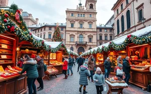 Ang pinakamahusay na mga merkado ng Pasko sa Lombardy: kung saan mamili at tikman ang kapaligiran ng Pasko