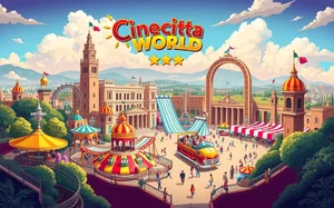 “Cinecittà World” -y öwrenmek: jadyly Rim güýmenje seýilgähine syýahat