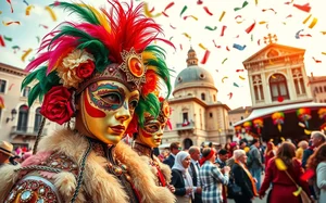 Erleben Sie einen italienischen Karneval: Masken und Traditionen