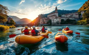 Italýan derýalary: Rafting we kanoe ýaryşlary