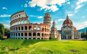 Los monumentos más emblemáticos de Italia: del Coliseo a la Torre de Pisa